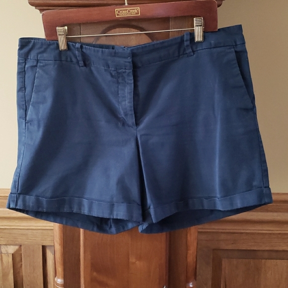 Ann Taylor Factory Blue Shorts - Picture 1 of 3